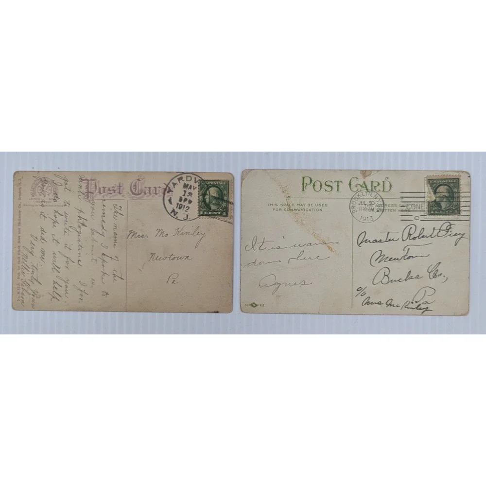 Antique Postcard Picture Card Ephemera Buildings Assorted Lot of 7